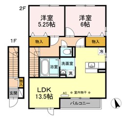 オークリーフの物件間取画像